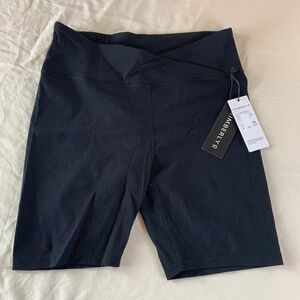 Kimberly‎ C black biker shorts large NWT